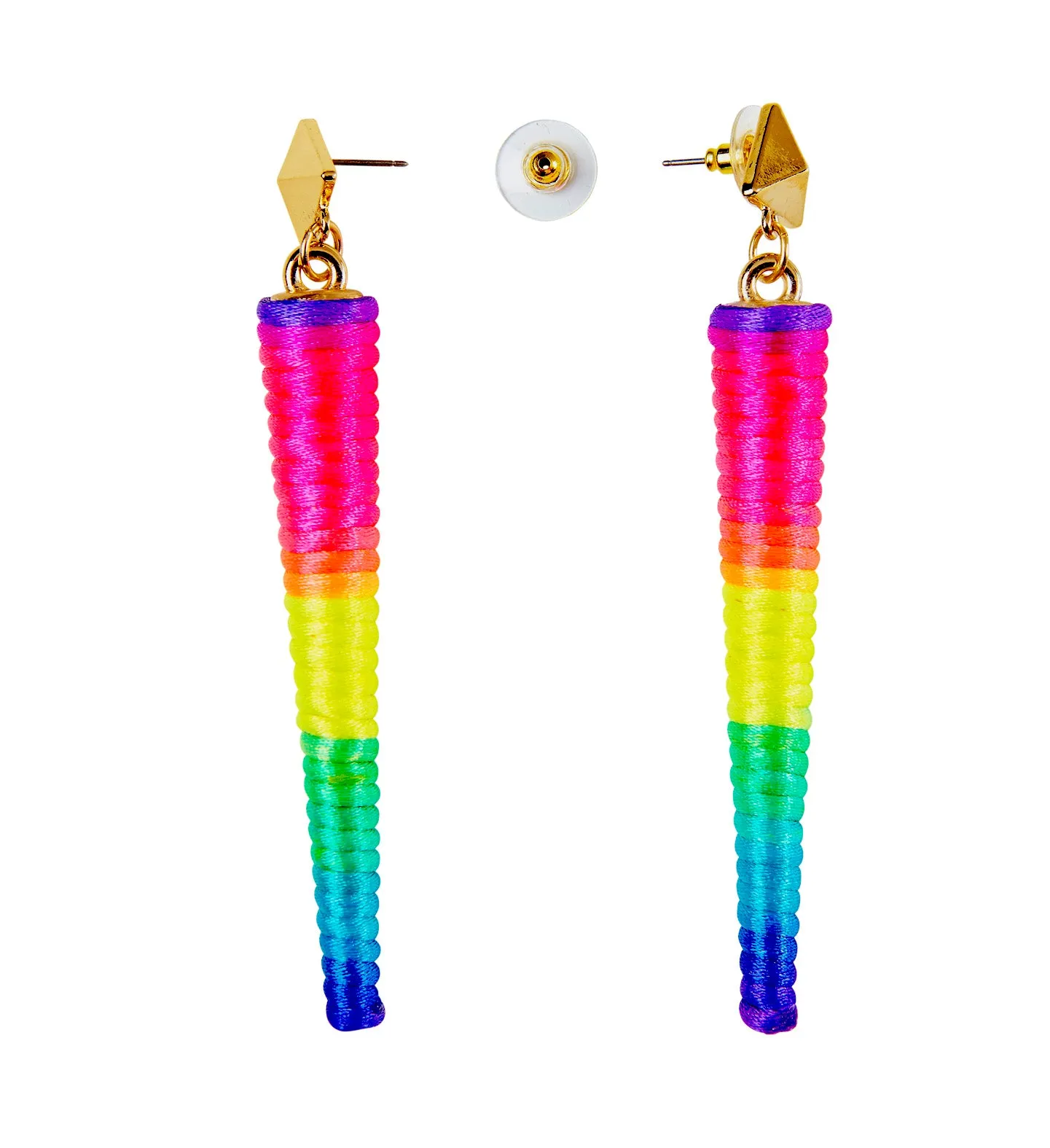 80s Neon Cone Earrings