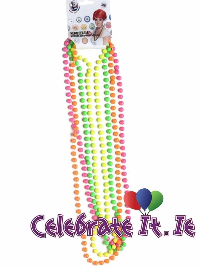 Neon Beads- Fancy dress accessories