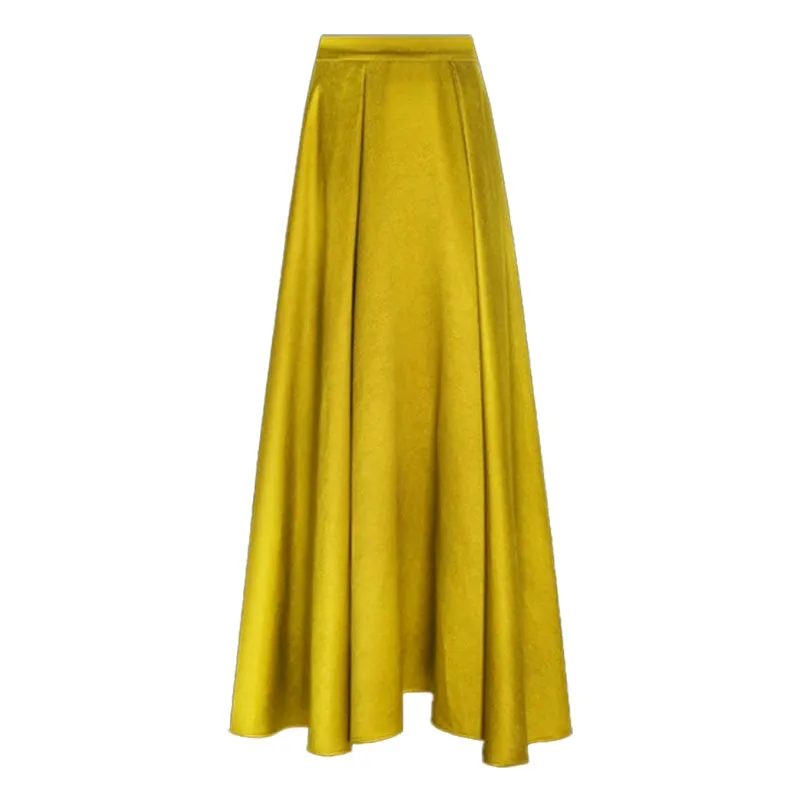 PURITY  Elegant Luxury Vintage gold jacquard sleeveless top and maxi skirt set- Proudy