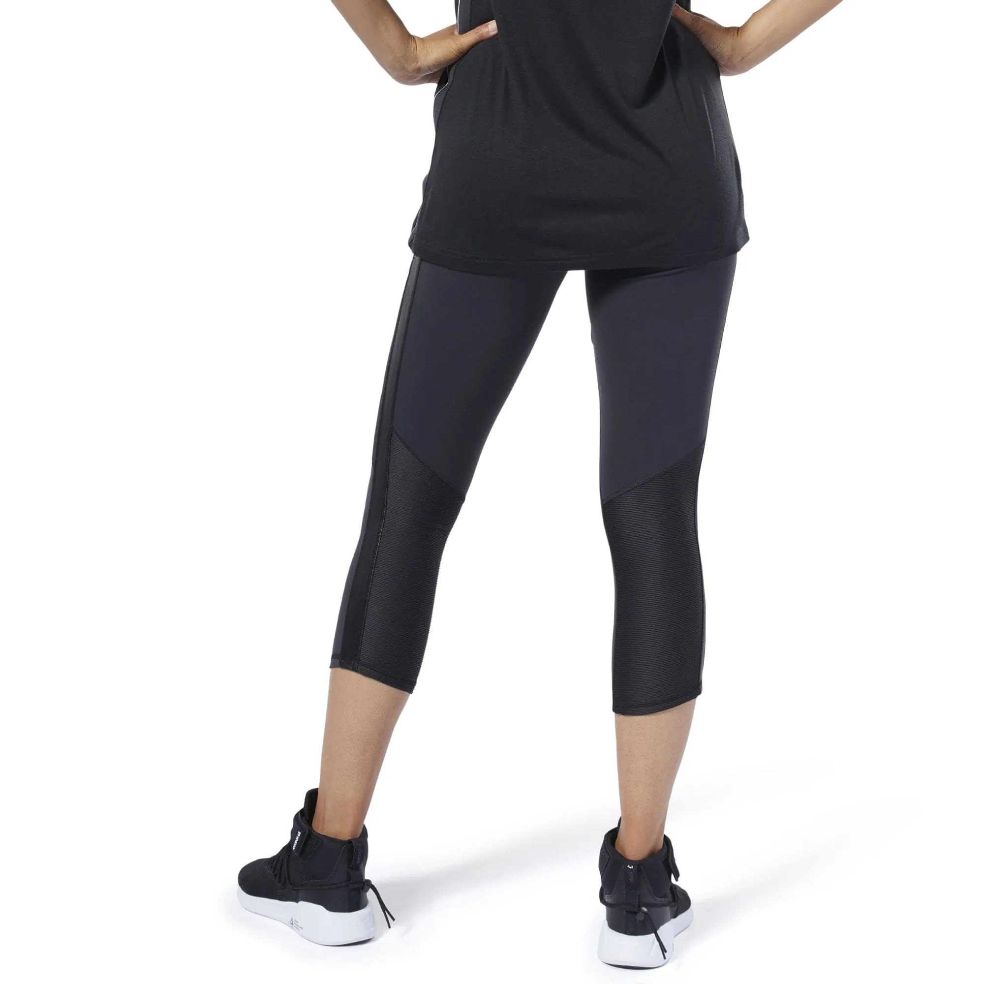 Reebok 4 C Lux 2.0  Women Training 3/4 Tight Black Eb8114