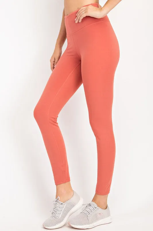SMOOTH LIKE BUTTER LEGGINGS CORAL