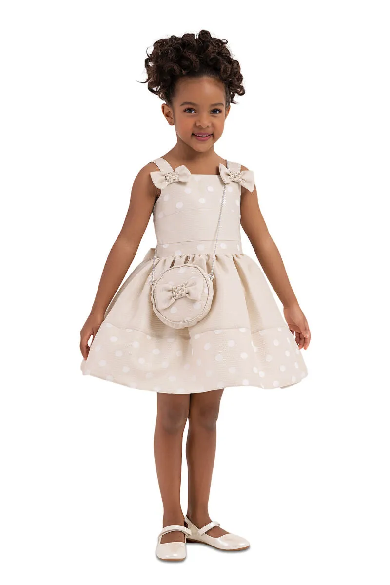 Strappy Princess Dress - Beige