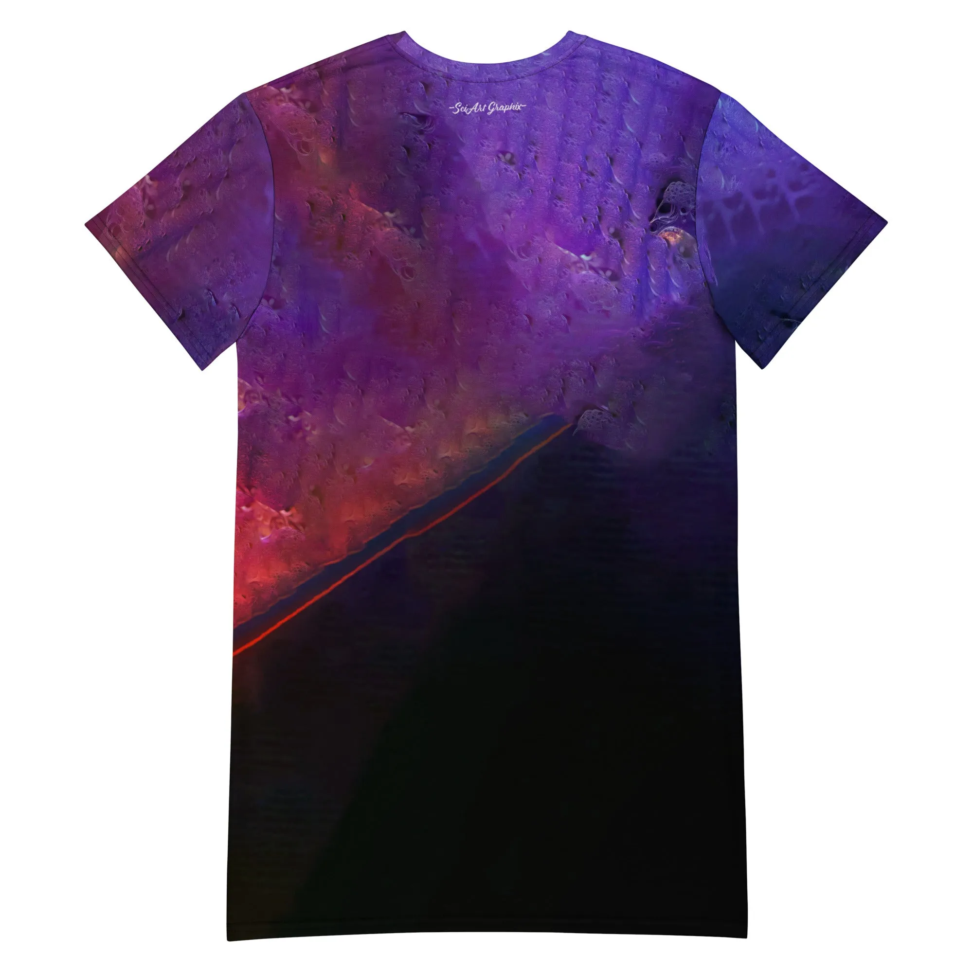 T-Shirt Dress Blooming Purple Cell