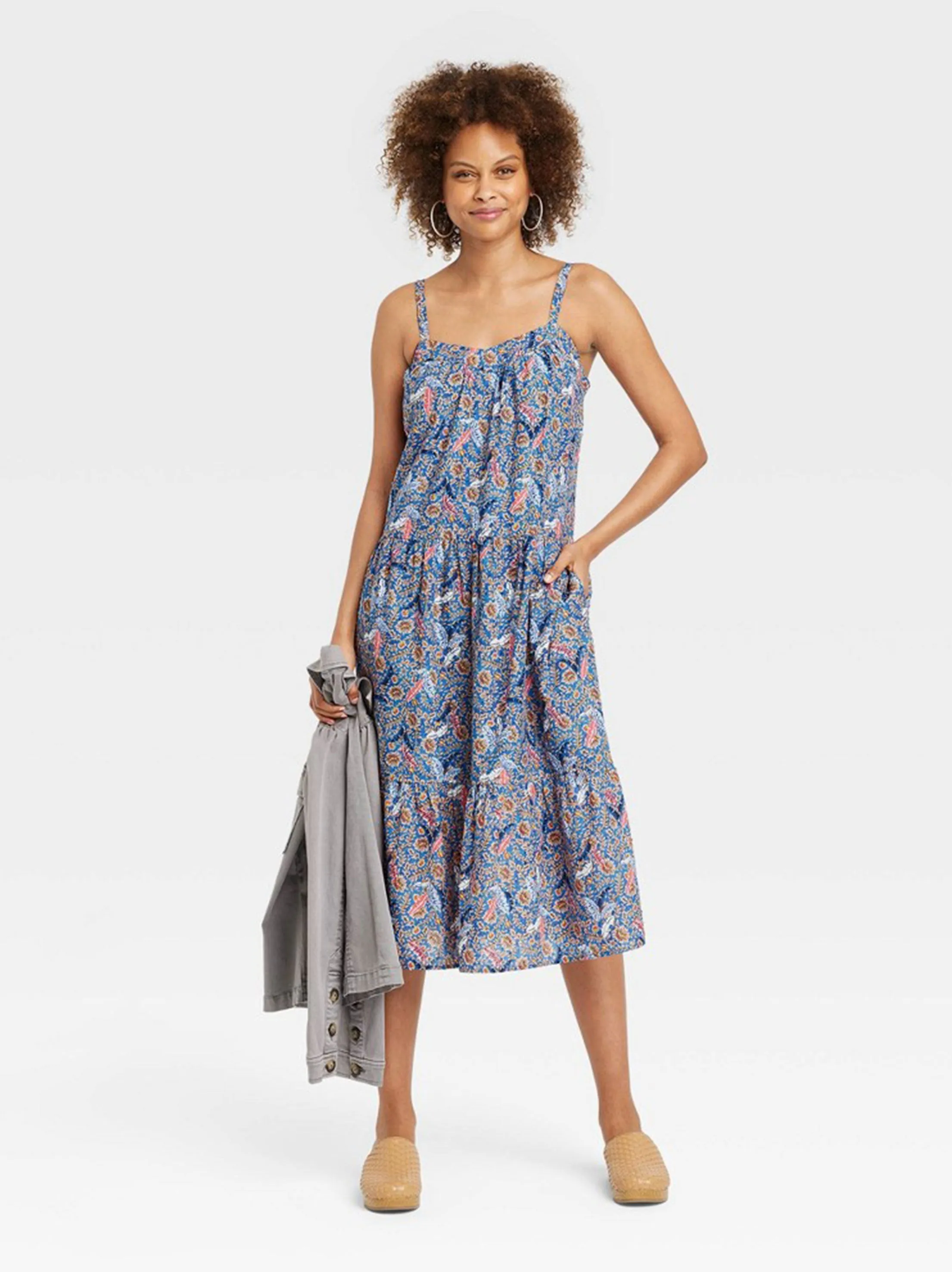 Women's Graphic Print Long Dress,Multi